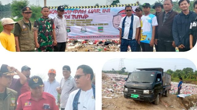 Gercep..! UPTD Pengelolaan Persampahan Wilayah I Pasang Plang Larangan Buang Sampah di Tanggul kali CBL