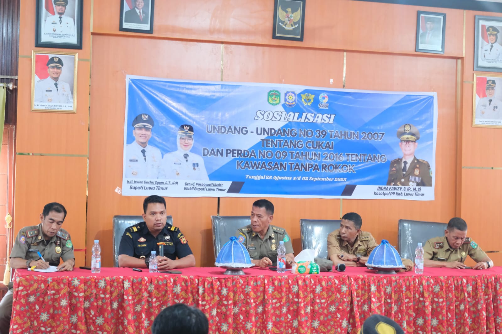 Gempur Rokok Ilegal, Pemkab Lutim dan Bea Cukai Jadikan Burau Kecamatan Percontohan