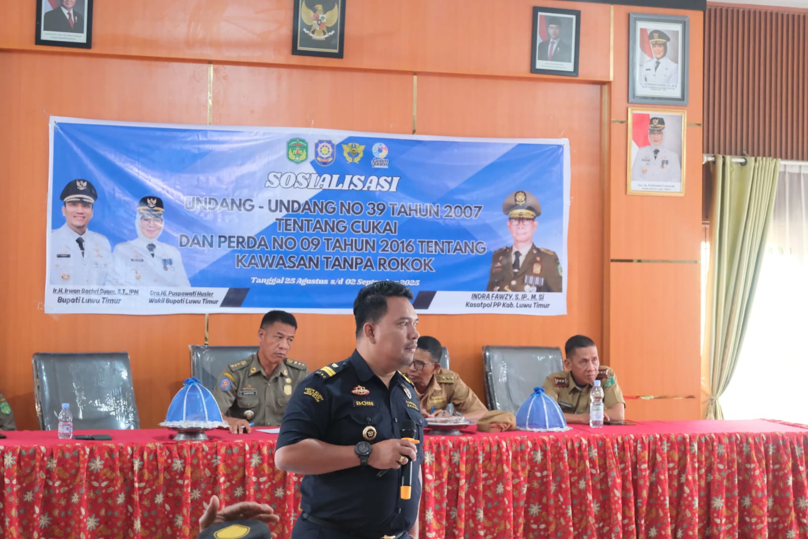 Gempur Rokok Ilegal, Pemkab Lutim dan Bea Cukai Jadikan Burau Kecamatan Percontohan