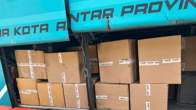 Bea Cukai Jateng DIY Gagalkan Penyelundupan 614 Ribu Batang Rokok Ilegal di Tol Semarang–Batang