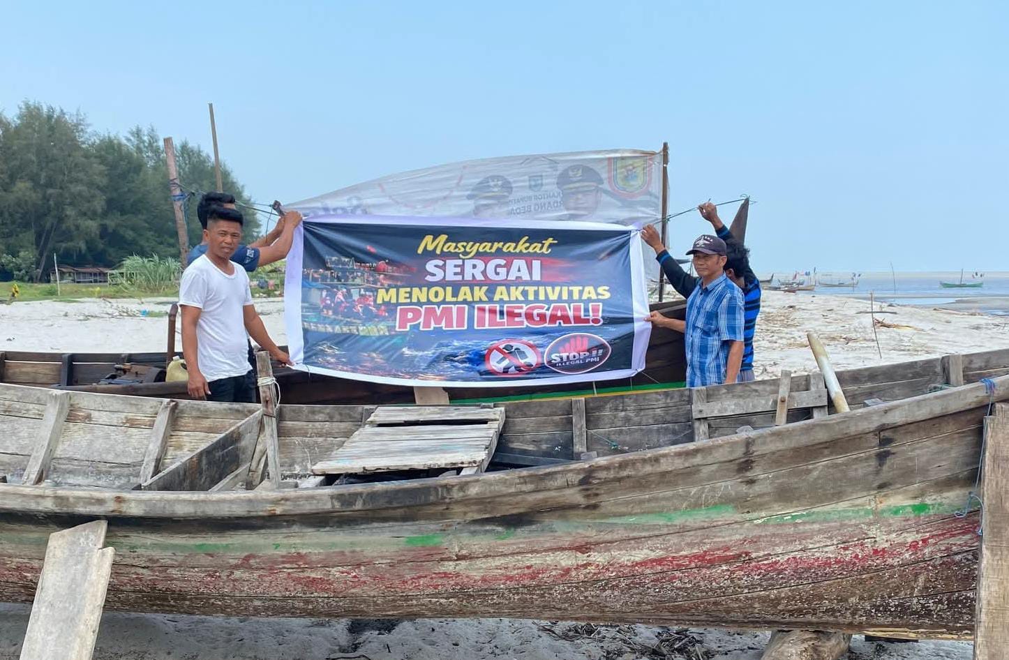 Masyarakat Serdang Berdagai Menolak Aktivitas PMI Ilegal