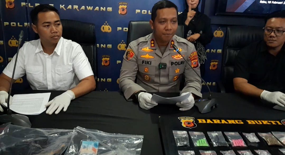 Kapolres Karawang Berhasil Mengungkap Kasus Predaran Narkoba Di Wilayah Kab Karawang