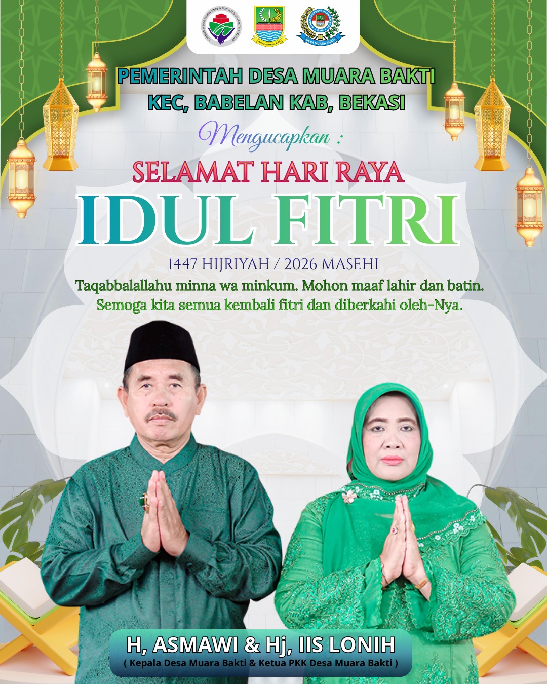 Kepala Desa Muarabakti H Asmawi Sampaikan Ucapan Selamat Hari Raya Idul Fitri 1447 H/ 2026 M