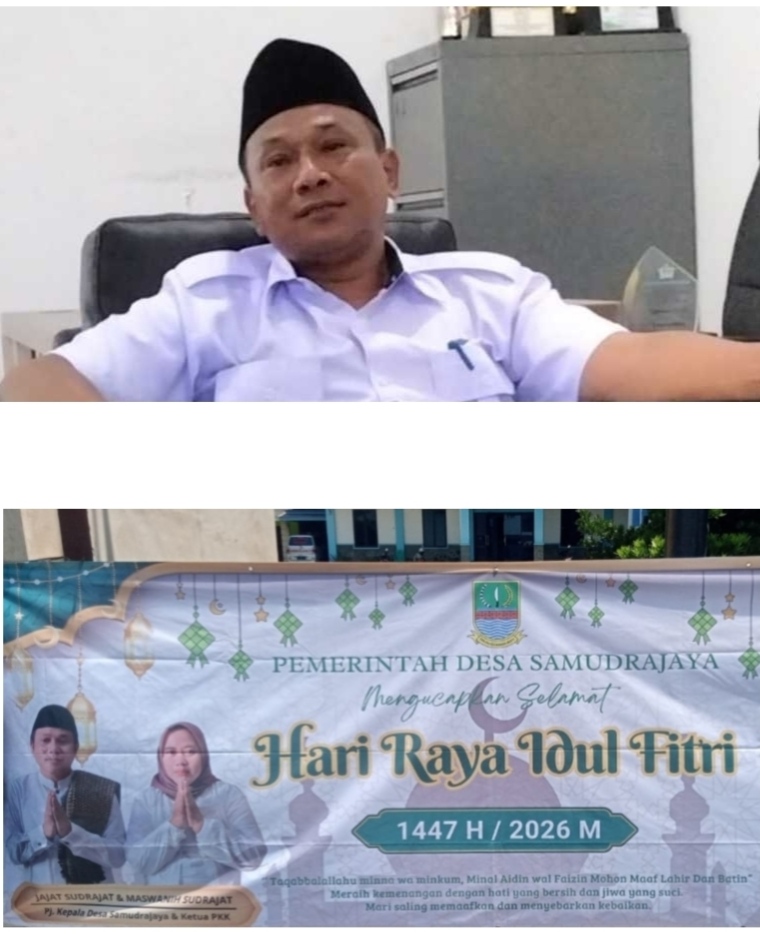 PJ Desa Samudra Jaya Sampaikan Ucapan Ucapan Selamat Hari Raya Idul Fitri Kepada Perangkat Desa Dan Masyarakat