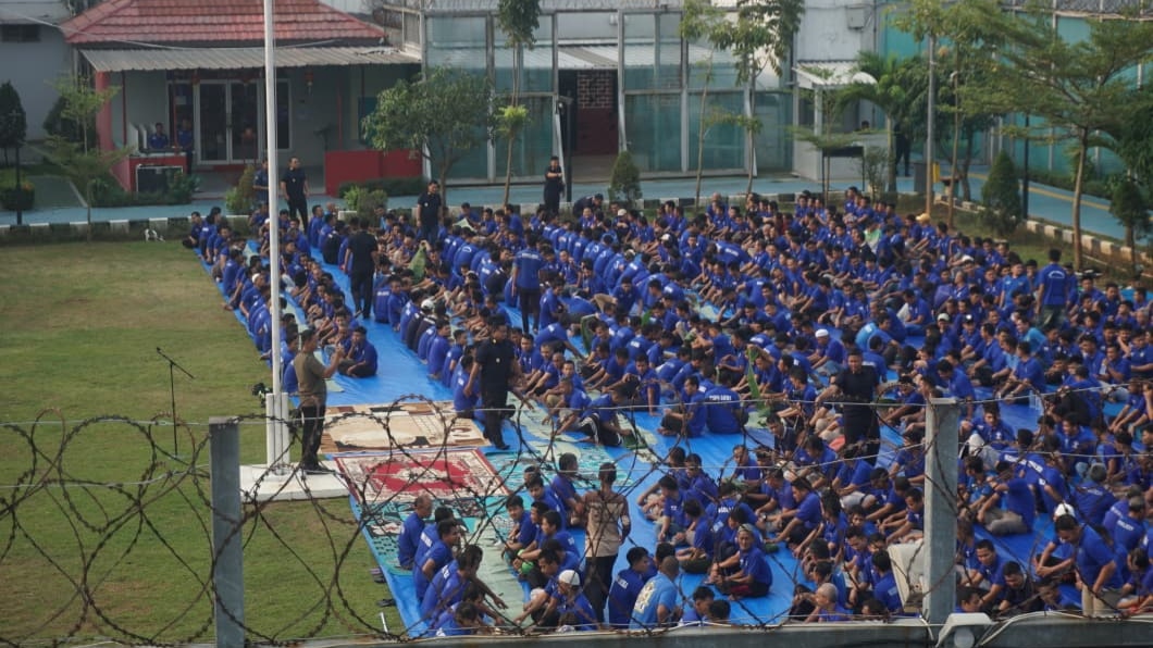 Peringati Hari Lahir Pancasila, Lapas Cikarang Pererat Kebersamaan Melalui Kegiatan Pengarahan dan Makan Bersama Warga Binaan