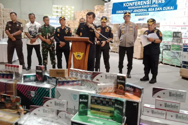 Sinergi Bea Cukai dan Kejaksaan, Kasus 5 Juta Batang Rokok Ilegal Sidrap Siap Disidangkan