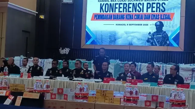 Bea Cukai Sulbagtara Gagalkan Penyelundupan Rokok dan Emas Rp 20,01 Miliar