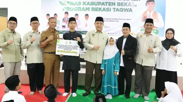 BAZNAS Kabupaten Bekasi Kucurkan Rp500 Juta untuk 500 Santri Penghafal Al-Qur’an via Program Bekasi Takwa